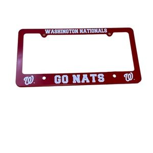 Washington Nationals Red License Plate Frame